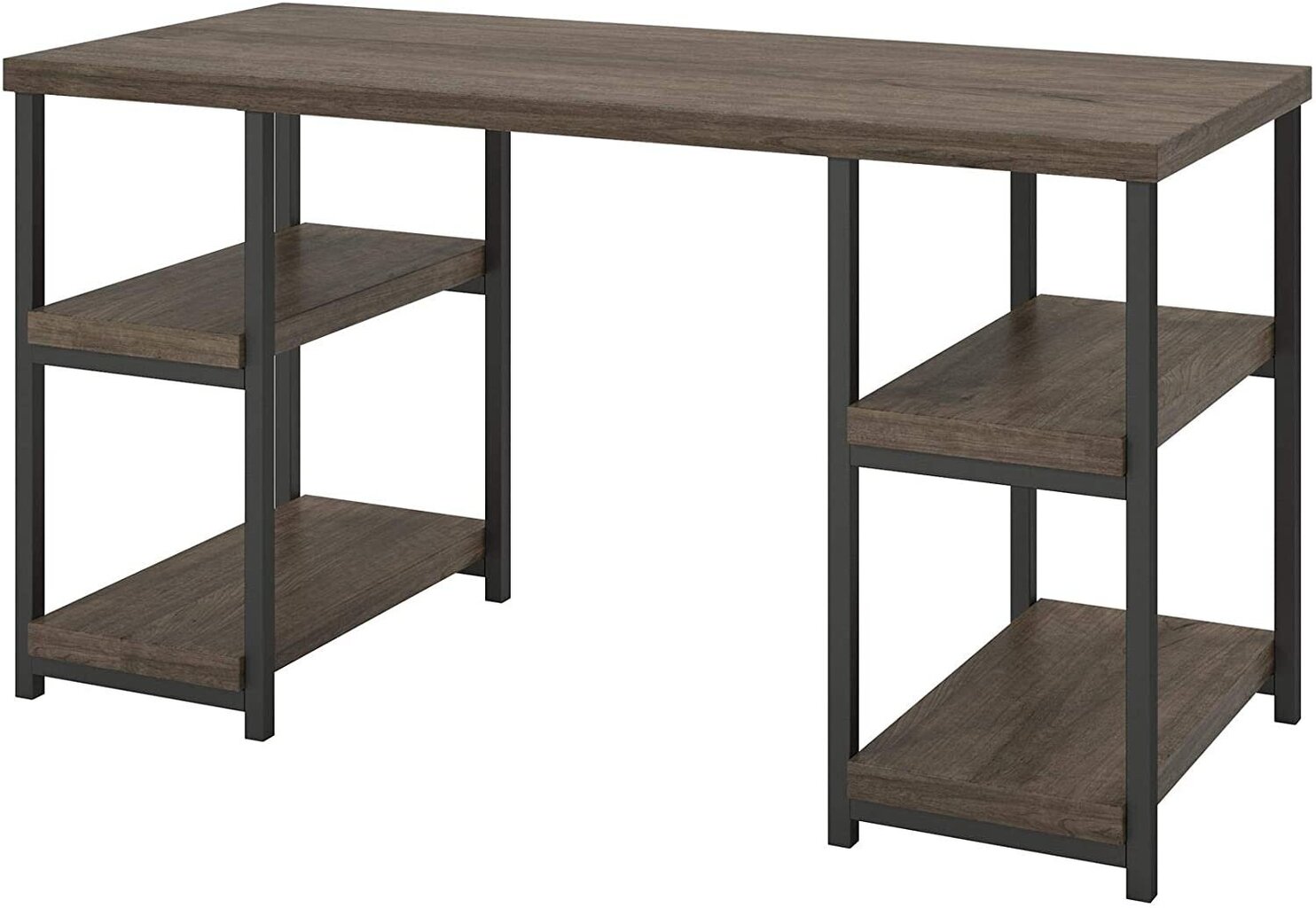 Pöytä Ameriwood Home Ashlar, tammen väri hinta ja tiedot | Tietokonepöydät ja työpöydät | hobbyhall.fi