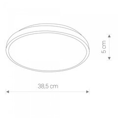 LED-valaisin Nowodvorski Agnes Round 8183, musta hinta ja tiedot | Kattovalaisimet | hobbyhall.fi