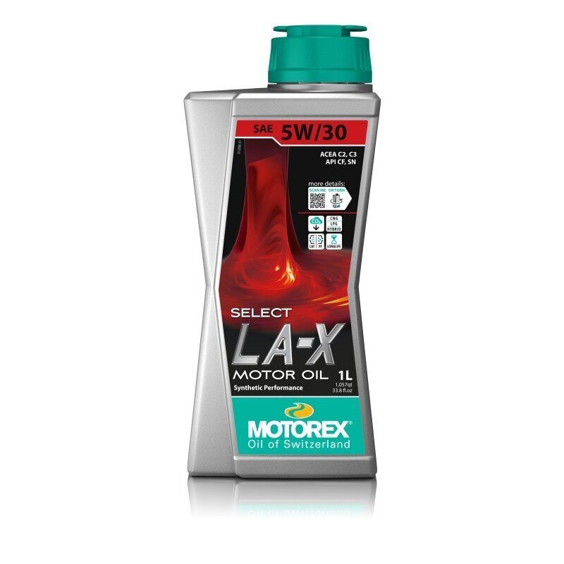 Motorex Select LA-X SAE 5W30 öljy 1L hinta ja tiedot | Moottoriöljyt | hobbyhall.fi