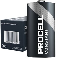 Duracell paristot Procell Constant Power LR20, 10 kpl hinta ja tiedot | Paristot | hobbyhall.fi