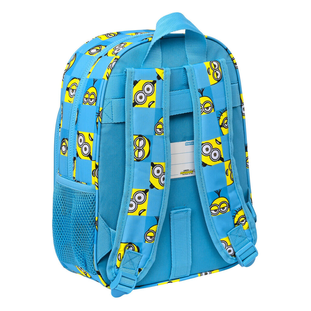 Koulureppu Minions Minionstatic Sininen (26 x 34 x 11 cm) hinta ja tiedot | Koulureput ja -laukut | hobbyhall.fi