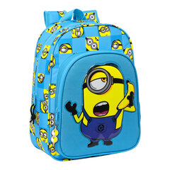 Koulureppu Minions Minionstatic Sininen (26 x 34 x 11 cm) hinta ja tiedot | Koulureput ja -laukut | hobbyhall.fi