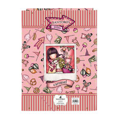 Kansio Gorjuss Carousel lohenpunainen A4 (26 x 33,5 x 2,5 cm) hinta ja tiedot | Toimistotarvikkeet | hobbyhall.fi