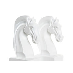 DKD Home Decor White Chess Horse Resin kirjatyyny (10 cm x 7 cm x 24 cm) hinta ja tiedot | Toimistotarvikkeet | hobbyhall.fi