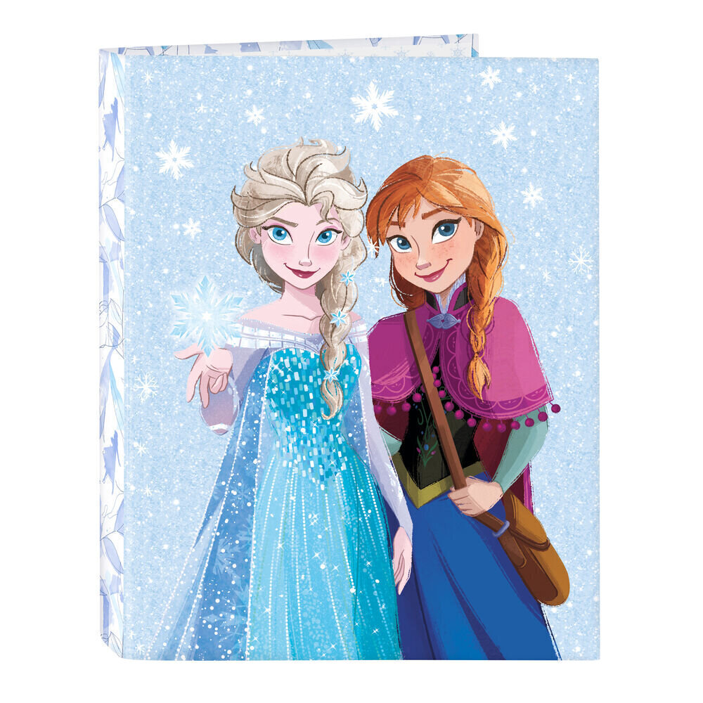Frozen Memories Sinivalkoisen värinen A4-kokoinen rengaskansio (26,5 x 33 x 4 cm) hinta ja tiedot | Toimistotarvikkeet | hobbyhall.fi