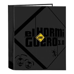 El Hormiguero A4 kokoinen rengaskansio (27 cm x 33 cm x 6 cm) hinta ja tiedot | Toimistotarvikkeet | hobbyhall.fi