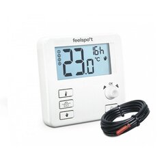 Ohjelmoimaton ilmatermostaatti (termostaatti) lattialämmitystä varten Feelspot WTH31.16FL hinta ja tiedot | Takka- ja uunitarvikkeet | hobbyhall.fi