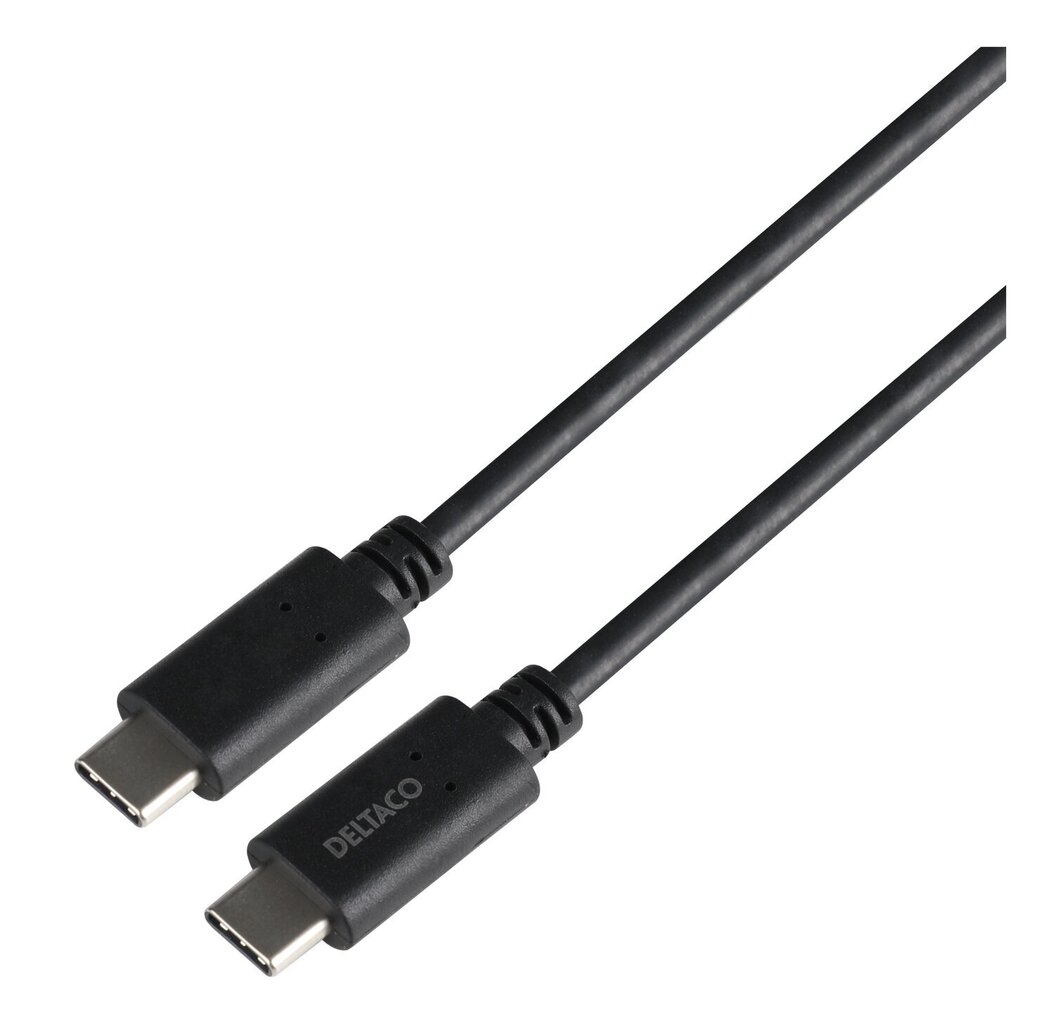 Deltaco USBC-1503-LSZH USB-C/USB-C, 2m hinta ja tiedot | Puhelinkaapelit | hobbyhall.fi