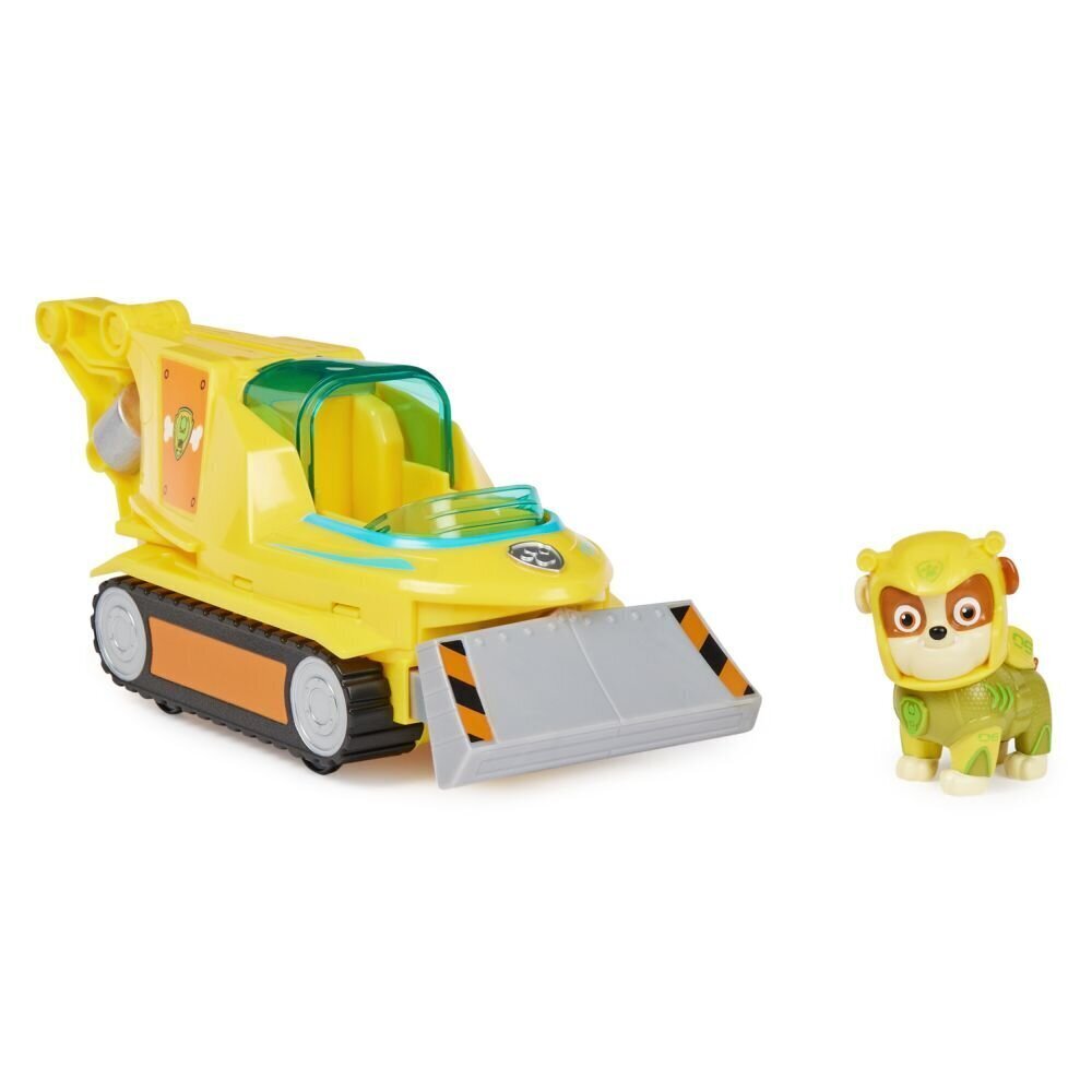 Ajoneuvo Paw Patrol (Ryhmä Hau) Aqua Themed Rubble 6066158, keltainen hinta ja tiedot | Poikien lelut | hobbyhall.fi