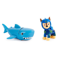 Figuuri Paw Patrol (Ryhmä Hau) Aqua Hero Pups Chase 6066149, sininen hinta ja tiedot | Poikien lelut | hobbyhall.fi
