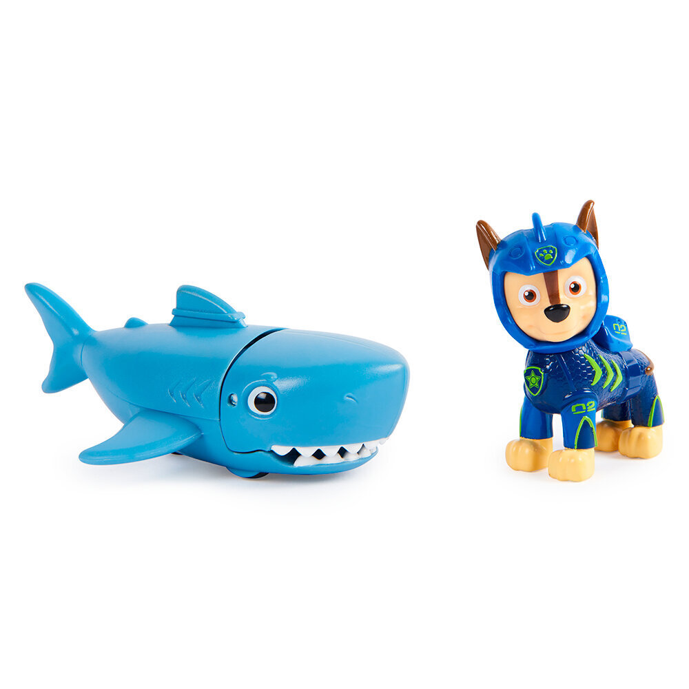 Figuuri Paw Patrol (Ryhmä Hau) Aqua Hero Pups Chase 6066149, sininen hinta ja tiedot | Poikien lelut | hobbyhall.fi