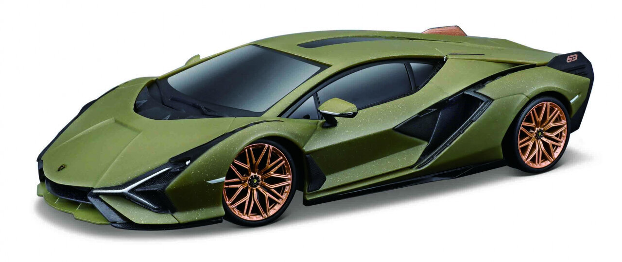 Kauko-ohjattava auto Maisto Tech Lamborghini Sian FKP37 82338, vihreä hinta ja tiedot | Poikien lelut | hobbyhall.fi