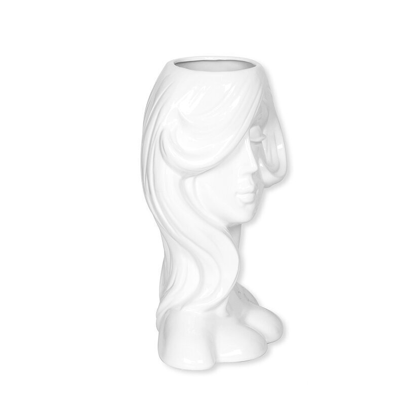 Vaasi Female Face 30,8 cm hinta ja tiedot | Maljakot | hobbyhall.fi