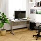 Tietokonepöytä BM-135, harmaa hinta ja tiedot | Tietokonepöydät ja työpöydät | hobbyhall.fi