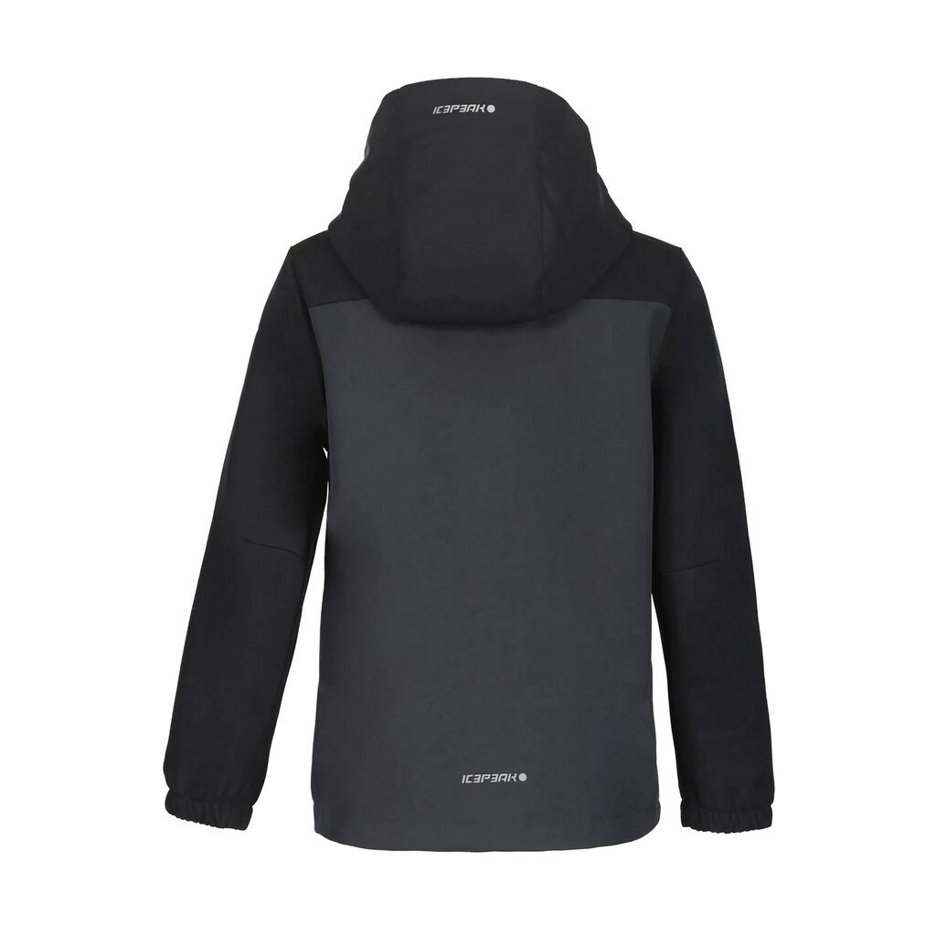 Icepeak KONAN JR -softshell-takki, lasten, musta / tummanharmaa hinta ja tiedot | Poikien takit | hobbyhall.fi