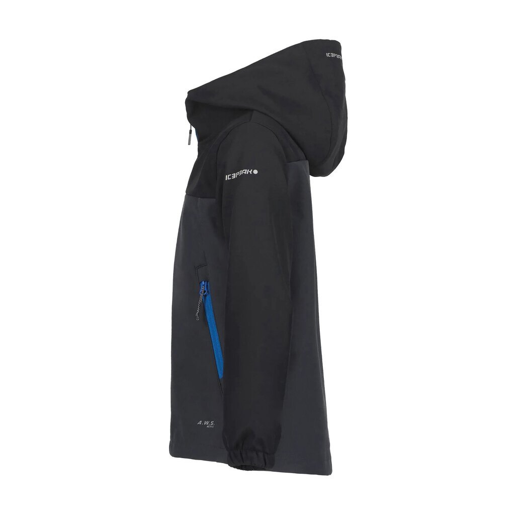 Icepeak KONAN JR -softshell-takki, lasten, musta / tummanharmaa hinta ja tiedot | Poikien takit | hobbyhall.fi