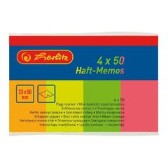 Viestilappu 20×50 4x50kpl värilajitelma Herlitz hinta ja tiedot | Vihkot, muistikirjat ja paperit | hobbyhall.fi