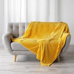 Douceur d'Intérieur Kalie -huopa, keltainen, 125 x 150 cm hinta ja tiedot | Päiväpeitot ja huovat | hobbyhall.fi