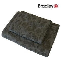 Bradley Froteepyyhe, 70 x 140 cm, kuvioitu, harmaa hinta ja tiedot | Pyyhkeet | hobbyhall.fi