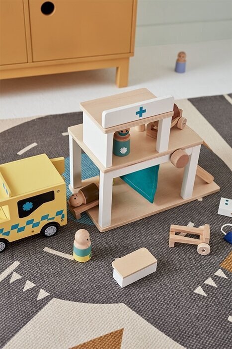 Lasten leikkisairaala Kids Concept, puu hinta ja tiedot | Vauvan lelut | hobbyhall.fi