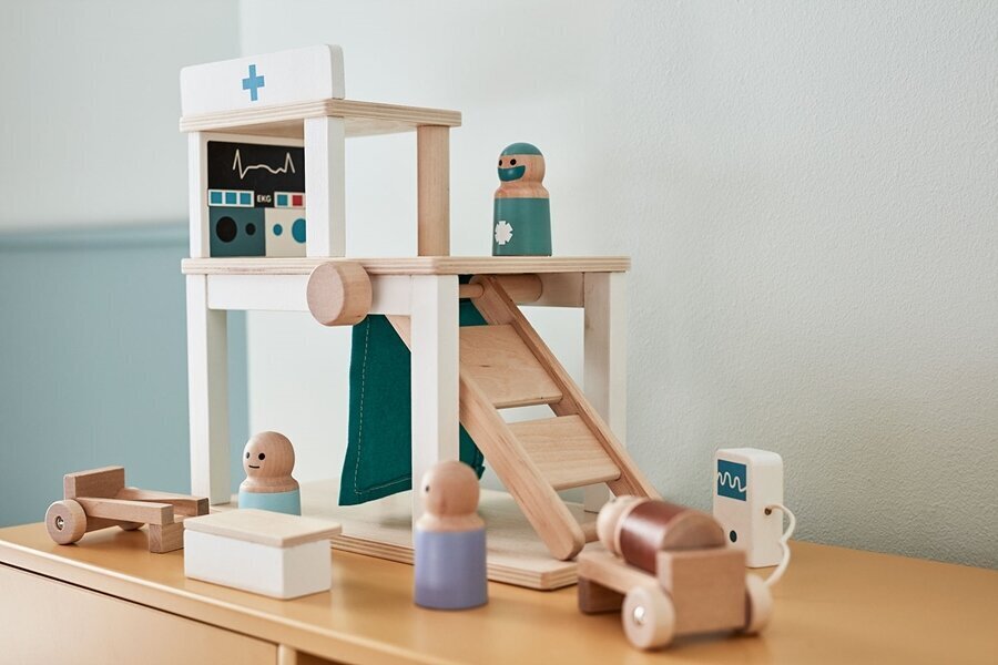 Lasten leikkisairaala Kids Concept, puu hinta ja tiedot | Vauvan lelut | hobbyhall.fi