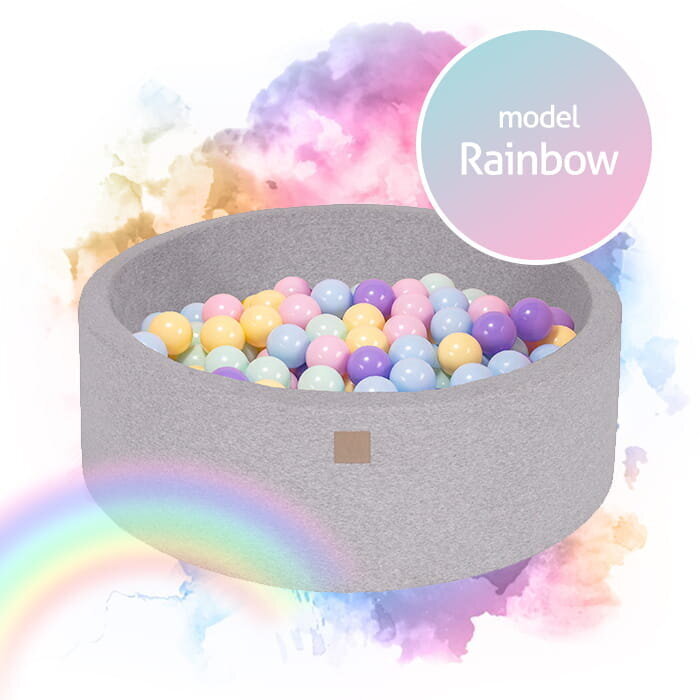 MeowBaby® Malli Rainbow pallomeri 250 kpl hinta ja tiedot | Vauvan lelut | hobbyhall.fi