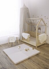 MeowBaby® leikkimatto 120x120cm vauvalle, kokoontaitettava, vaaleanpunainen väri hinta ja tiedot | MeowBaby Lapset | hobbyhall.fi