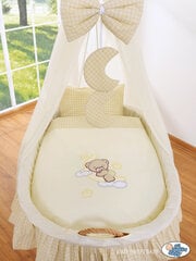 Vauvan pinnasänky Moses Basket / pinnasänky, jossa on verhoilu - Hyvää yötä, beige hinta ja tiedot | Pinnasängyt | hobbyhall.fi