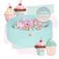 MeowBaby® Malli Cupcake pallomeri 250 kpl hinta ja tiedot | Vauvan lelut | hobbyhall.fi