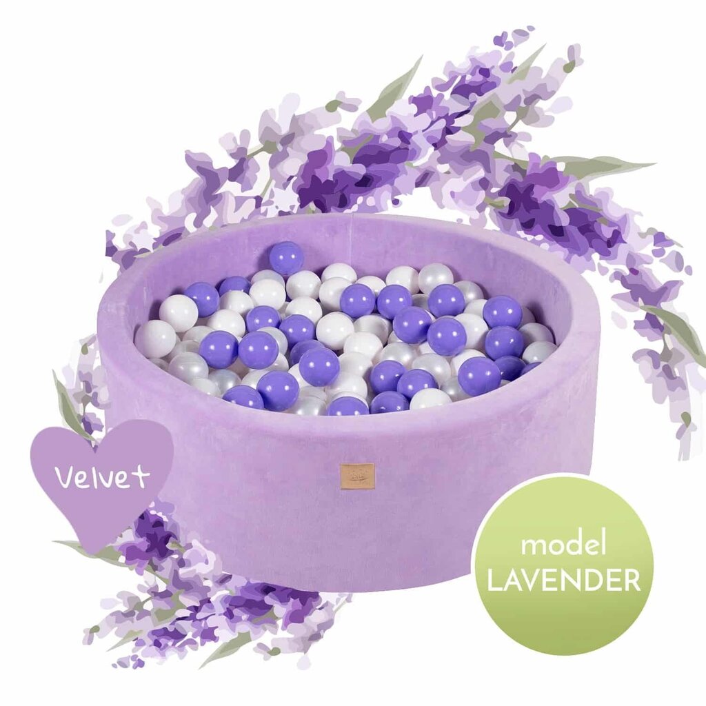 MeowBaby® Laventeli pallomeri 250 kpl hinta ja tiedot | Vauvan lelut | hobbyhall.fi