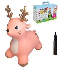 Gerardo's Toys Jumpy hyppylelu Hirvi roosa hinta ja tiedot | Tyttöjen lelut | hobbyhall.fi