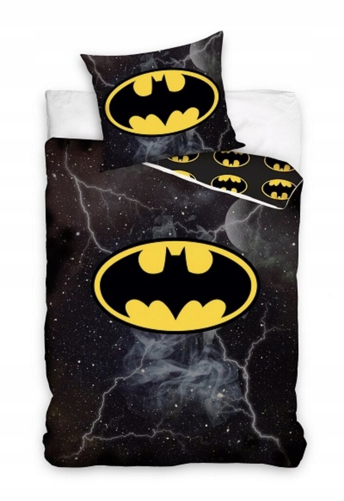 Lasten vuodevaatesetti Batman 160x200, 2 kpl hinta ja tiedot | Vuodevaatteet lapsille | hobbyhall.fi