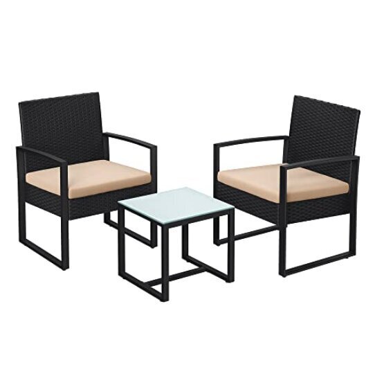Ruokailusetti, jossa pöytä ja 2 tuolia hinta ja tiedot | Puutarhakalusteet | hobbyhall.fi