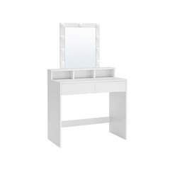 Kosmetiikkapöytä, valkoinen hinta ja tiedot | Peilipöydät | hobbyhall.fi
