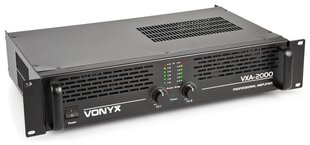 Vonyx VXA-2000 2x 1000W vahvistin hinta ja tiedot | Kaiuttimet ja soundbarit | hobbyhall.fi