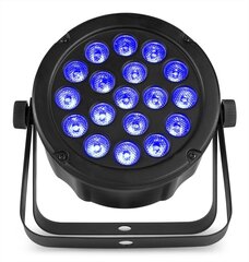 BeamZ SLIMPAR45 valgusefekt 18X 3W 3-IN-1 RGB LED-id DMX hinta ja tiedot | Juhlakoristeet | hobbyhall.fi