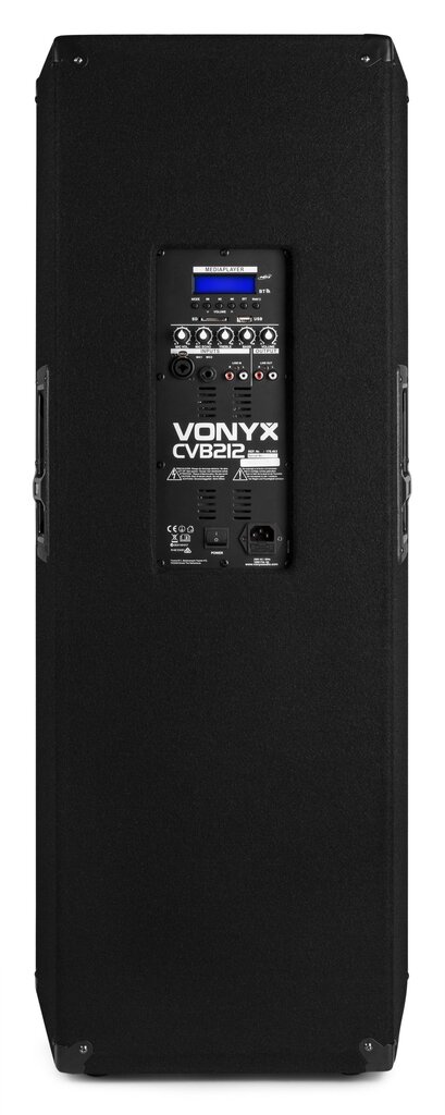 Vonyx CVB212 aktiivikaiutin 2X 12" BT MP3 1200W hinta ja tiedot | Kaiuttimet | hobbyhall.fi