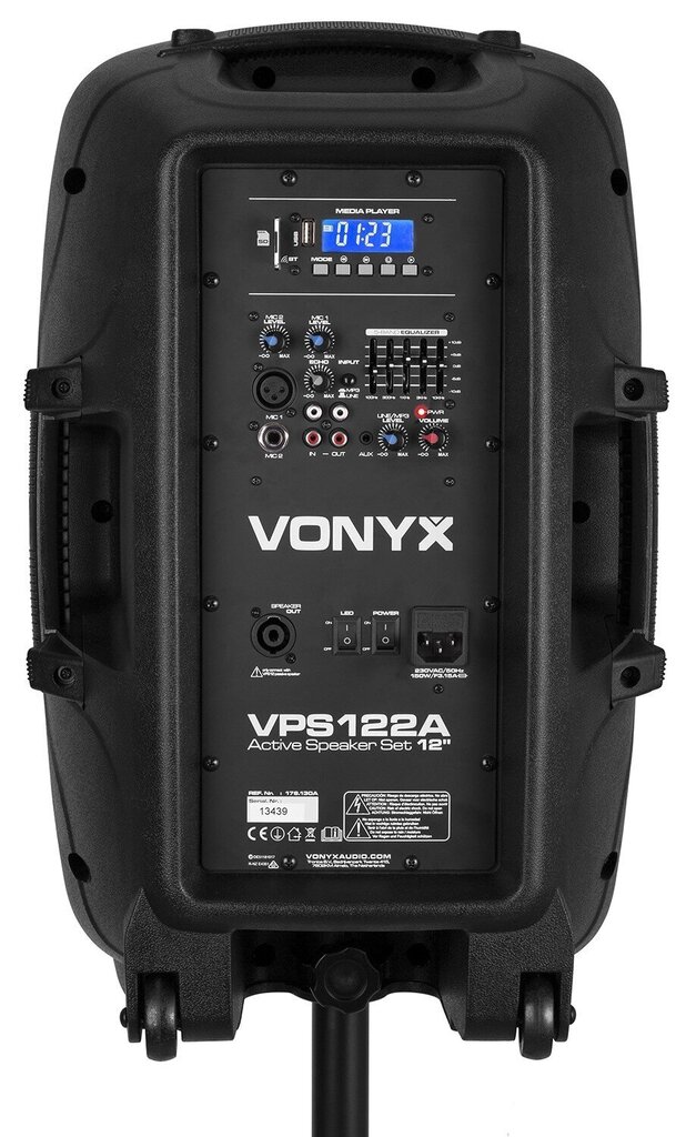 Vonyx VPS122A Plug & Play 800 W kaiutinsarja jalustoilla hinta ja tiedot | Kaiuttimet | hobbyhall.fi