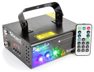 BeamZ Surtur II Double Laser RG Gobo DMX IRC 3W Sininen LED hinta ja tiedot | Juhlakoristeet | hobbyhall.fi