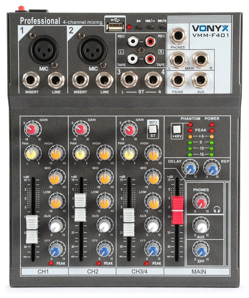 Vonyx VMM-F401 hinta ja tiedot | DJ-laitteet | hobbyhall.fi