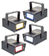 BeamZ BMS24SET 4 mini-LED-stroboskoopin sarja RYBW hinta ja tiedot | Juhlakoristeet | hobbyhall.fi