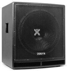 Vonyx SWP15 PRO Aktiivinen subwoofer 15" / 800W hinta ja tiedot | Kaiuttimet | hobbyhall.fi