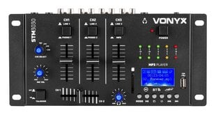 Vonyx STM3030 6-kanavainen mikseri USB/MP3/BT/REC hinta ja tiedot | Vonyx Soittimet | hobbyhall.fi