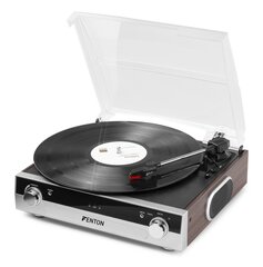 Fenton RP102A levysoitin BT alumiini/puu hinta ja tiedot | Vinyylilevysoittimet ja gramofonit | hobbyhall.fi