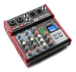 Power Dynamics PDM-X401 4-kanavainen studiomusiikkimikseri hinta ja tiedot | Power Dynamics Ääni- ja videolaitteet | hobbyhall.fi