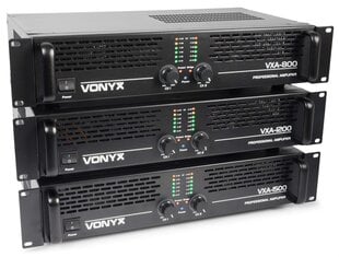 Vonyx PA-vahvistin VXA-800 II 2x 400W hinta ja tiedot | Vonyx Ääni- ja videolaitteet | hobbyhall.fi