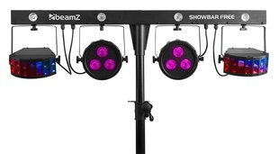 BeamZ SHOWBAR FREE 2x PAR, 2x Derby ja Strobe hinta ja tiedot | Juhlakoristeet | hobbyhall.fi