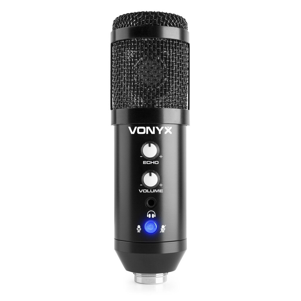 Vonyx CM320B Studio-mikrofoni USB musta kaikulla hinta ja tiedot | Mikrofonit | hobbyhall.fi