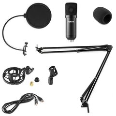 Vonyx CMS300B Studio mikrofonisarja USB musta hinta ja tiedot | Mikrofonit | hobbyhall.fi