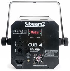 BeamZ Cub4 II LED Quad derby moonflowerilla hinta ja tiedot | Juhlakoristeet | hobbyhall.fi